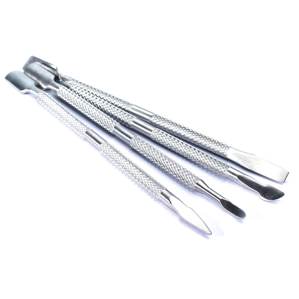 Professional Stainless Steel Cuticle Pusher Manicure Set - 13