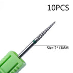 Professional Tungsten Carbide Nail Drill Bit Set