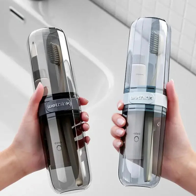 Portable Toothbrush and Toothpaste Travel Case